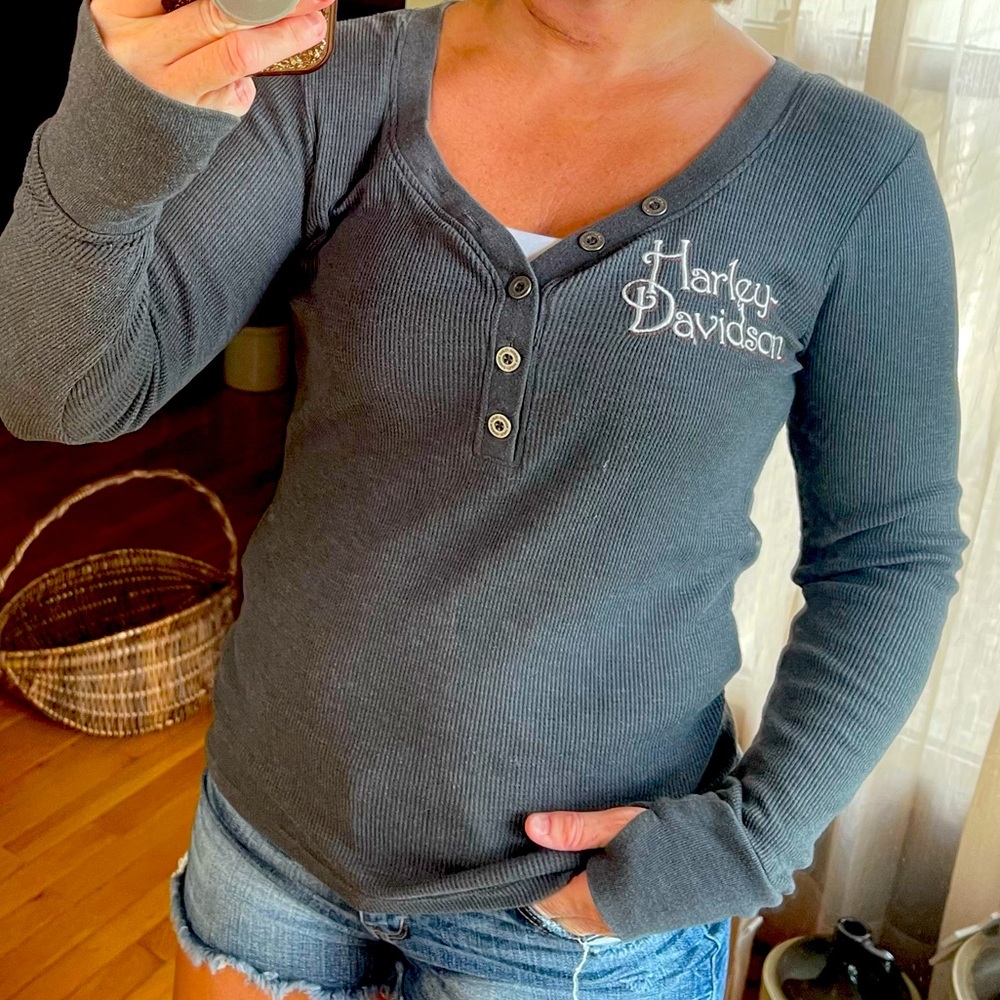 Genuine Harley-Davidson thermal Henley